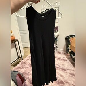 Bordeaux Black Maxi Dress